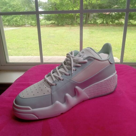 Guiseppe Zanotti Talon SC Uomo Birel/Vague SneakersWhite/Blue 42 (US 9) … - Picture 8 of 10